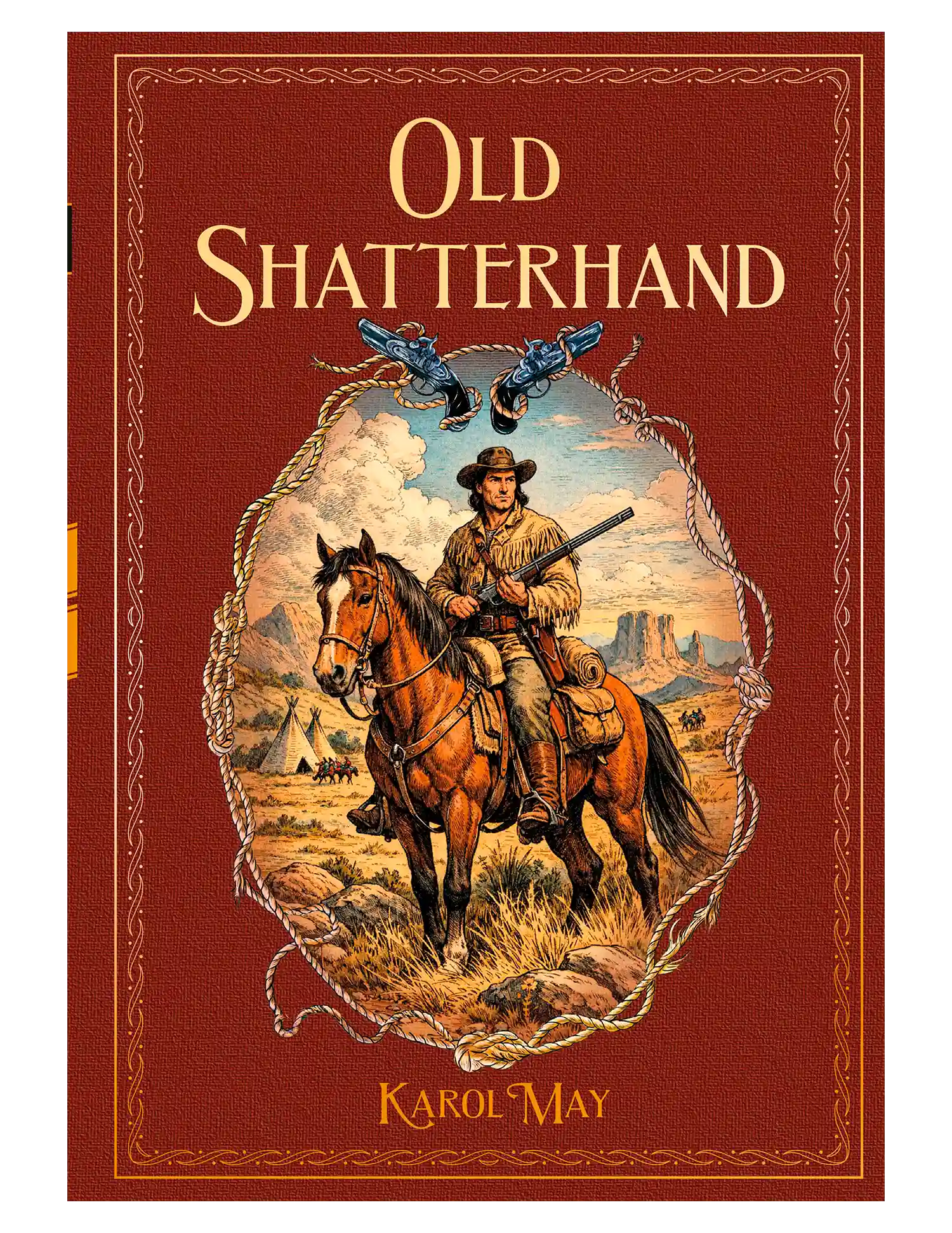Nr 100 . K. May, Old Shatterhand Issue -