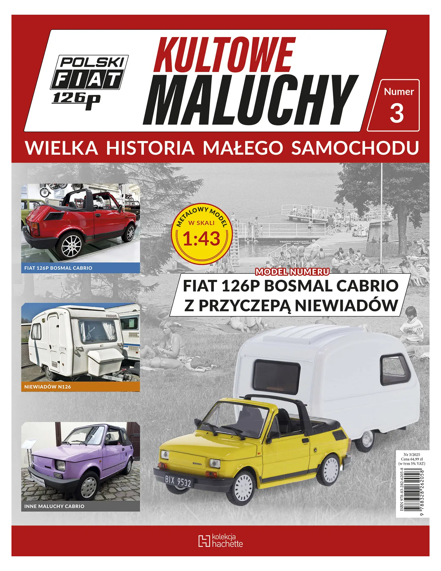 Nr 3 - FIAT 126P BOSMAL CABRIO Z PRZYCZEPĄ NIEWIADÓW Issue -
