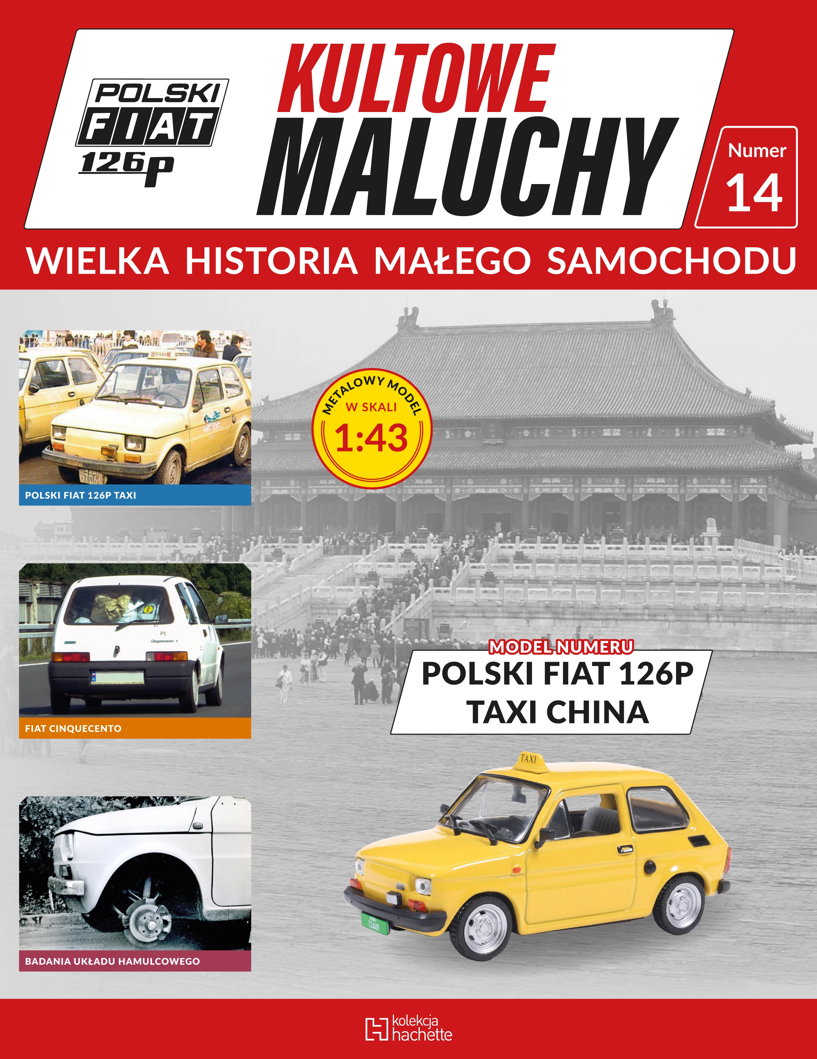Nr 14 . Polski fiat 126P TAXI CHINA
