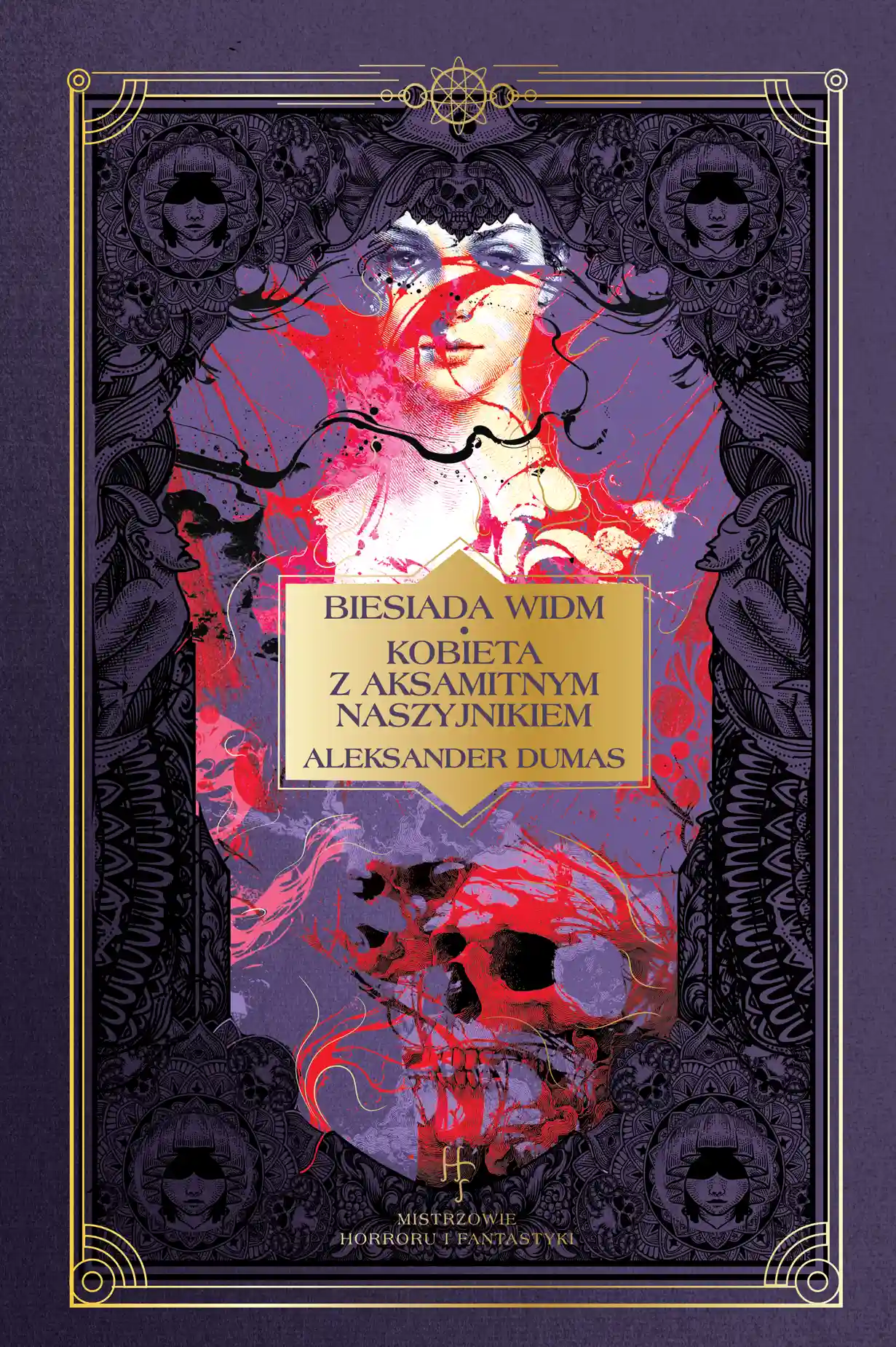 Nr 77 . A. Dumas, Biesiada widm. Kobieta z aksamitnym naszyjnikiem Issue -